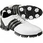 adidas Tour 360 3.0 Golf Shoe (White/Titan Metallic/Black) - White/Titan Met/Black 8.5 wide