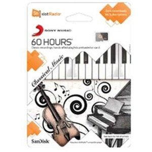 SanDisk slotRadio Masterworks Classical (60 Hours)