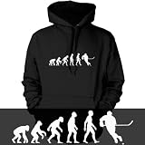 Evolution of Man - Unisex Ice Hockey Hoodie / Hooded Top - Dressdown - 6 colours