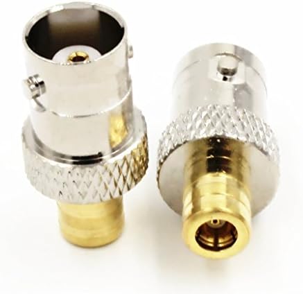 Generic BNC female jack to SMB female jack RF Adapter Connector Straight 039 Silver