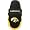 Iowa Hawkeyes NCAA Comfy Feet Scuff Slippers (Men's Size Under 5 1/5)