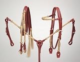 Royal King Heavy Rolled Rawhide Brow band Headstall