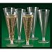 25 - CLEAR PLASTIC CHAMPAGNE WEDDING TOASTING FLUTES GLASSES