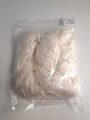 Ribbon Connections Undyed Silk Ribbon Small Skein, Natural - 4mm 33yds x 10 Skein Pack