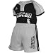 Newborn Chicago White Sox Black-Ash 2-Piece Jersey Creeper & Shorts ...