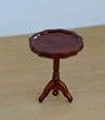 Dollhouse Miniature Cherry Piecrust Side Table