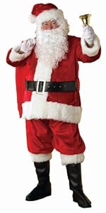 Rubie's Deluxe Crimson Regency Santa Suit, Red/White, X-Large
