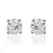 CHATEAU DARGENT Majestic Stud Earrings With 0.90ctw Genuine Crystals Beautifully Designed in 925 Sterling silver
