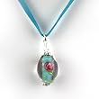 Murano Glass Pendant Jewelry - Ester Blue