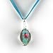 Murano Glass Pendant Jewelry - Ester Blue
