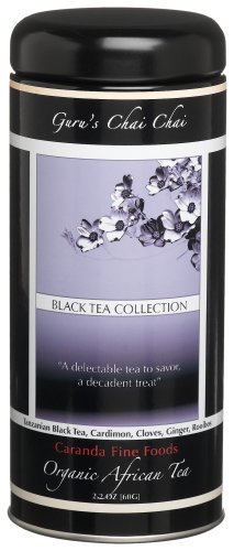 Caranda Fine Foods Organic Guru Chai Chai Spiced Tanzanian Black Tea, 2.2-Ounce Tins (Pack... by Caranda Fine Foods