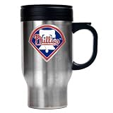 Philadelphia Phillies Primary Logo Stainless Steel Travel Mug