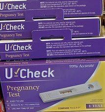 U-CHECK Pregnancy Test "over 99% Accurate" Compare to " e.p.t. " 5 Pack by U-Check