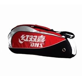 DHS TG081N Tennis Bag (6 Racquets Pack), Double Happiness (DHS)