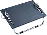 Safco 2106 Ergo-Comfort Adjustable Footrest, 18-1/2w x 11-1/2d x 8h, Black
