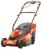 Flymo Chevron 34VC 1400W 34cm Electric 4-Wheeled Lawnmower with Rear Roller