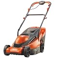 Flymo Chevron 34VC 1400W 34cm Electric 4-Wheeled Lawnmower with Rear Roller