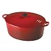 Le Creuset Enameled Cast-Iron 15-1/2-Quart Oval French Oven, Red