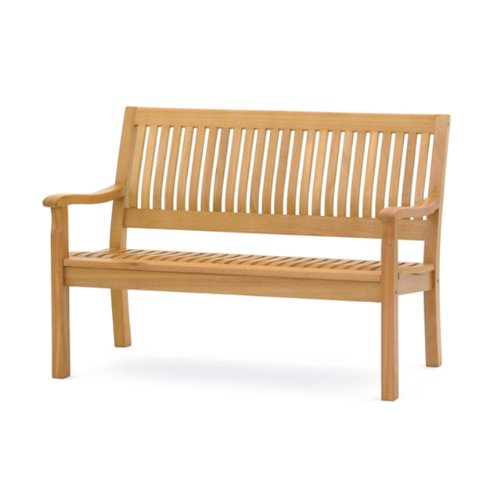 BELARDO Gartenbank Holz 123cm Sitzbank 2-Sitzer Bank Gartenmöbel Holz