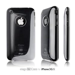 elago S2 Case for iPhone 3G/3GS (High Glossy)-Transparent + Universal Dock Adapter + S2 Stand included