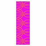 not Neutral Ribbon 2-1/2-Foot-by-8-Foor Runner, Orange/Pink