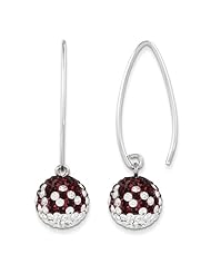 Sterling Silver Swarovski Elements Starkville Spirit Ball Earrings