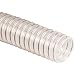 Flx-Thane MD Polyurethane Duct Hose, Clear, For Use With Chips, Shavings