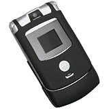 Razr V3 Lover's Motorola V3 Razr Super Soft Silicon Skin - Black