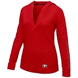 Nike Georgia Bulldogs Ladies Red Waffle Thermal Hoody Sweatshirt