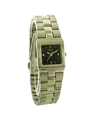 Lorus Ladies Watch Link Bracelet Black Dial RRS83CX-9