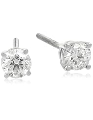 IGI Certified 14k Gold Round-Cut Diamond Studs (0.50 cttw, H-I Color, I1-I2 Clarity)