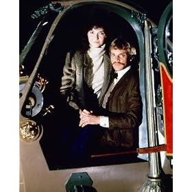 MALCOLM MCDOWELL AS H. G. WELLS, MARY STEENBURGEN AS AMY ROBBINS FROM TIME AFTER TIME #1 - COLOUR Movie Photo - (4 Different Photograph & POSTER Sizes Available)
