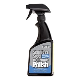 Flitz SS 01306 Clear Stainless Steel Polish - 16 oz. Spray Bottle