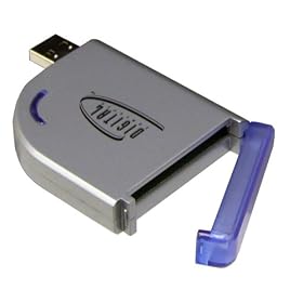 Digital Concepts-Compact Flash Super Drive Card Reader Writer (Silver) by Digital Concepts
