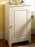White Raised Panel Cabinet