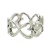 Sterling Silver Designer Inspired Double Hearts Ring