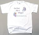 Whippet - God Sent Me A Whippet T-Shirt