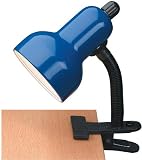 Lite Source Gooseneck Clip Lite Blue 60w LS-111BLU