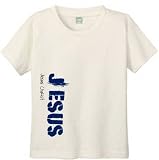 JESUS - PUNK - BLUE - BigBoyMusic Youth Designs - White T-shirt