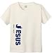 JESUS - PUNK - BLUE - BigBoyMusic Youth Designs - White T-shirt