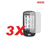 3 Pack Samsung Highlight T749 Combo LCD Screen Protectorfor Samsung Highlight T749