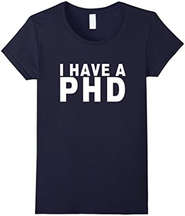 Women's I have a phd t-shirt Medium Navy