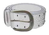Fossil Ladies Antique White Casual Perforated Jean Belt