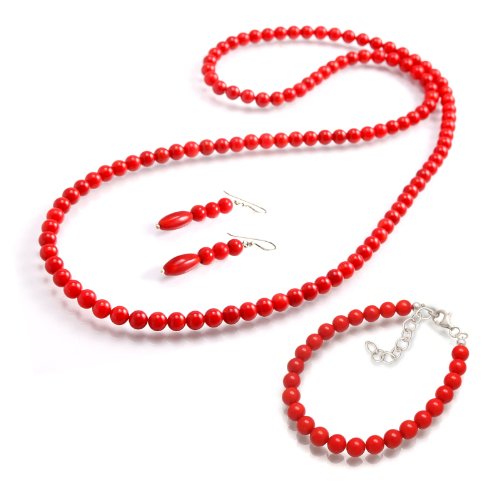 Elli Damen-Schmuckset Klassik 925 Silber L&auml;nge 79cm 09000019_79 Preisvergleich