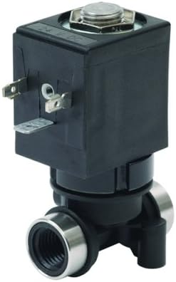 1/4" NPT 3-Way Nylon Solenoid - 24 VDC Spaded