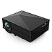 Projector, Syhonic I3 Mini Portable HD Multimedia Home Theater Cinema LCD LED Video HDMI Micro Projector for iPhone Galaxy Laptop Mac (Black)