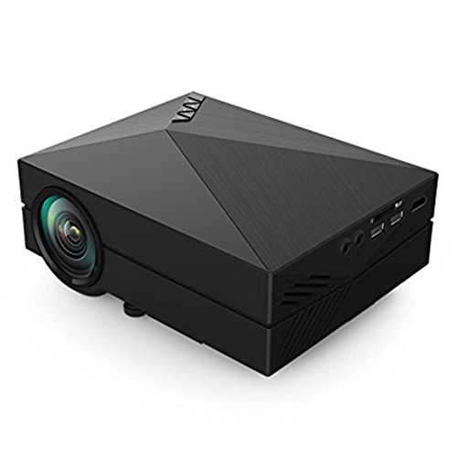 Projector, Syhonic I3 Mini Portable HD Multimedia Home Theater Cinema LCD LED Video HDMI Micro Projector for iPhone Galaxy Laptop Mac (Black)