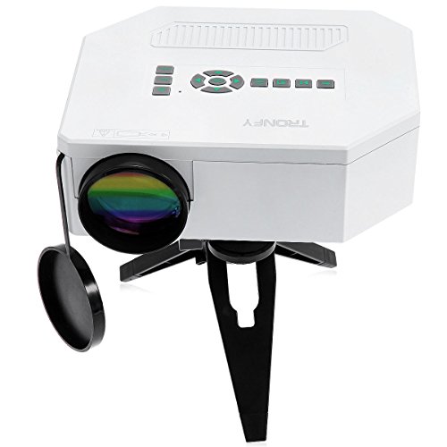 Tronfy Multi-media Mini Home Movie LCD Image Led Projection Micro Projector with Stand
