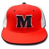 NCAA FITTED CAP HAT FLAT BILL MARYLAND TERRAPINS 7 1/4