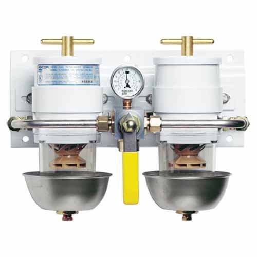 Racor 75500MAX30 Max-Dual Fuel Filter/Water Separator